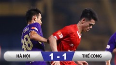 Kết quả Hà Nội 1-1 Thể Công Viettel: Hà Nội vẫn chưa thắng